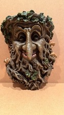 Wise Tree Man Garden Wall Plaque GreenMan Garden Wall Ornament Sculpture