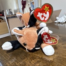 Ty Beanie Babie  Teenie Beanie Chip the Cat Plush 1996