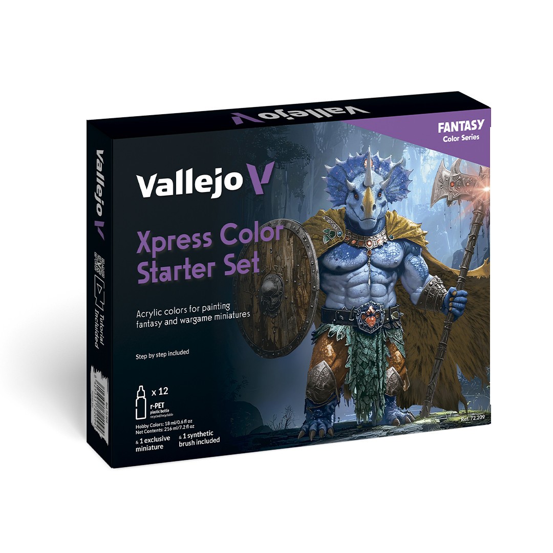 Peindre Figurine Facilement avec le Set Vallejo Xpress Color 12 Couleurs