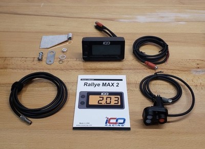 NEW ICO RACING MAX 2 Tripmeter For Dakar Navigation (Wheel Sensor)