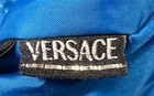 Vintage Y2K Versace Sport Men's Black Puffer Jacket Leather Trim Full Zip XL — photo 4
