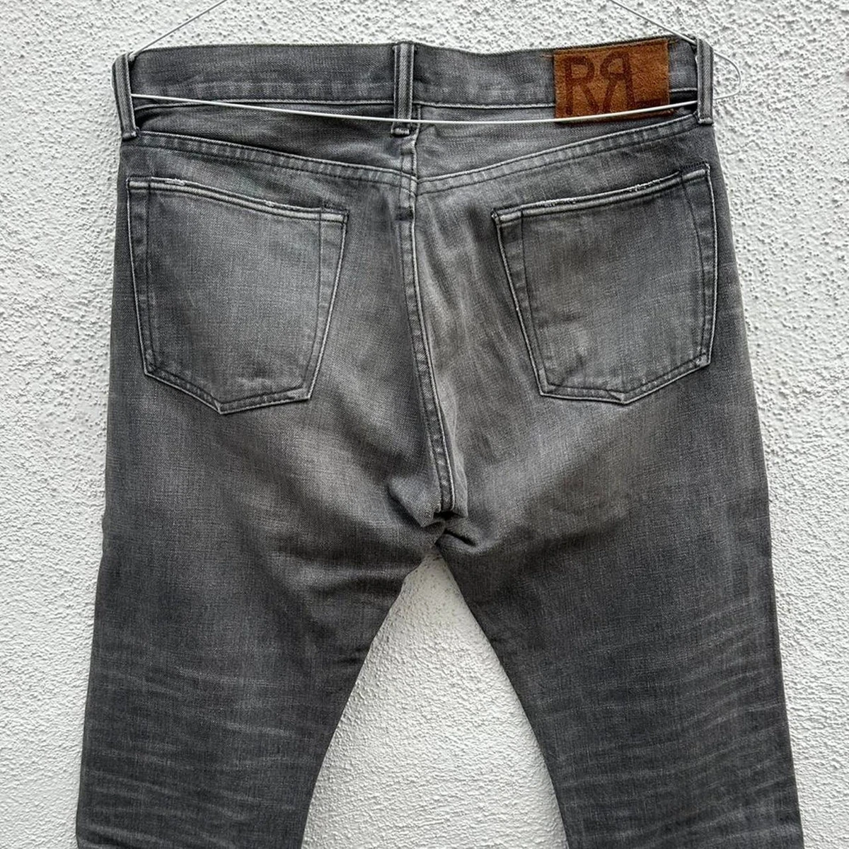 RRL ダブルアールエル　グレーデニム　Slim Fit 32 x 32 RRL ダブルアールエル スリムフィットデニム GRY