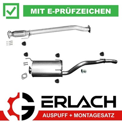 Auspuffanlage für Isuzu D-Max 2.5 CRDi 10737