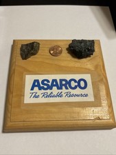 ASARCO Mission Copper Mine Copper Mineral  Plaque ‘94