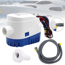 Automatik Bilge Pumpe Bilgenpumpe Bilgepumpe Lenzpumpe 12V 1100GPH Mit Schalter