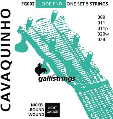 Cavaquinho Saitensatz, Loop Ended, D, B, G, D, Galli, Saiten bei Hobgoblin Music