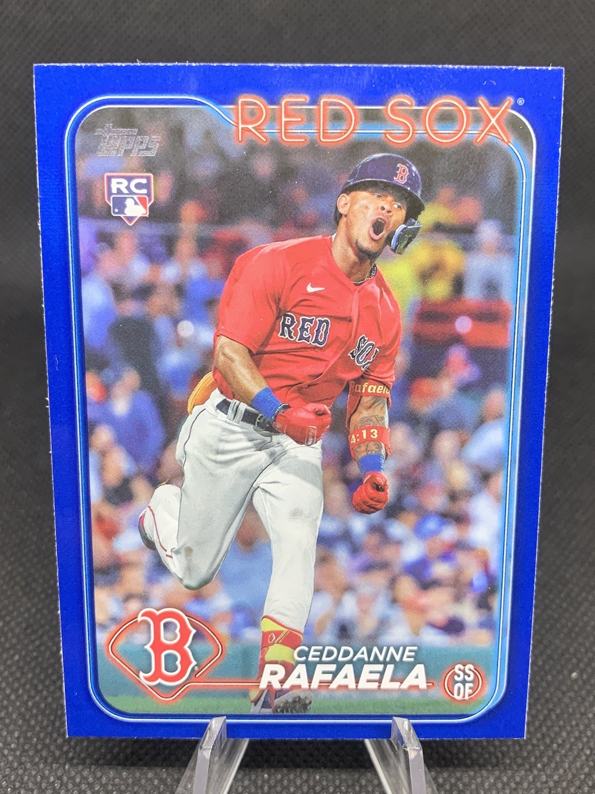 2024 Topps Series 1 - Ceddanne Rafaela #313 Royal Blue (RC)