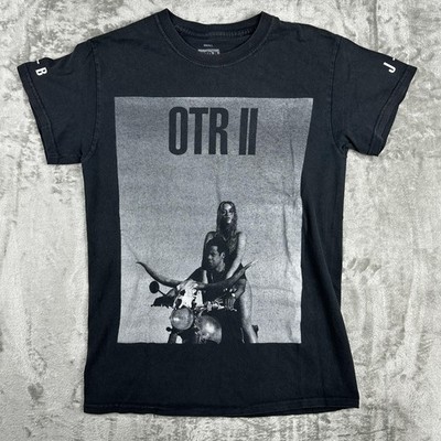 OTR II On The Run Tour Shirt Mens Small Black 2018 Concert Graphic Music Tee