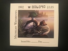 ICOLLECTZONE US 1992 Michigan #17 XF NH 