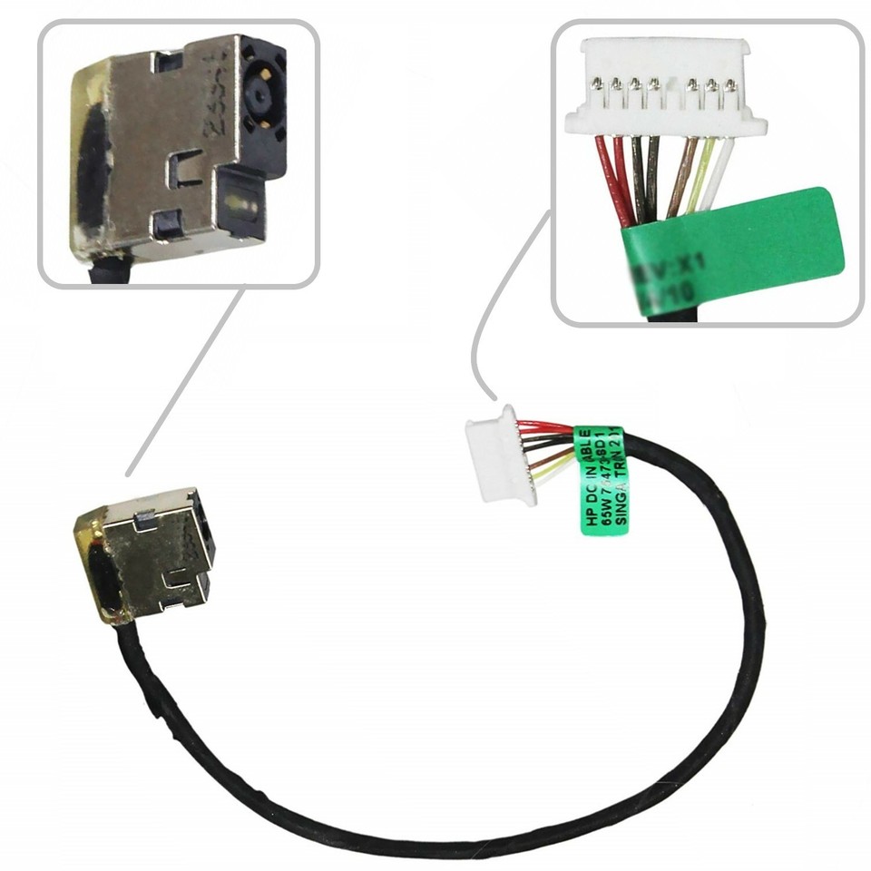 Cabo Conector De Carregamento Para HP Pavilion 250 255 G4 G5 G6 G7 Porta Dc Power Jack