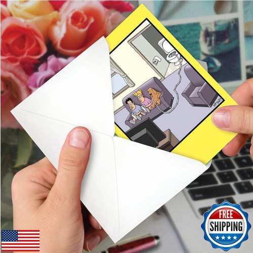 NobleWorks - 1 Hilarious All Occasions Blank Humor Greeting Card with 5 x 7 I - Picture 4 of 5