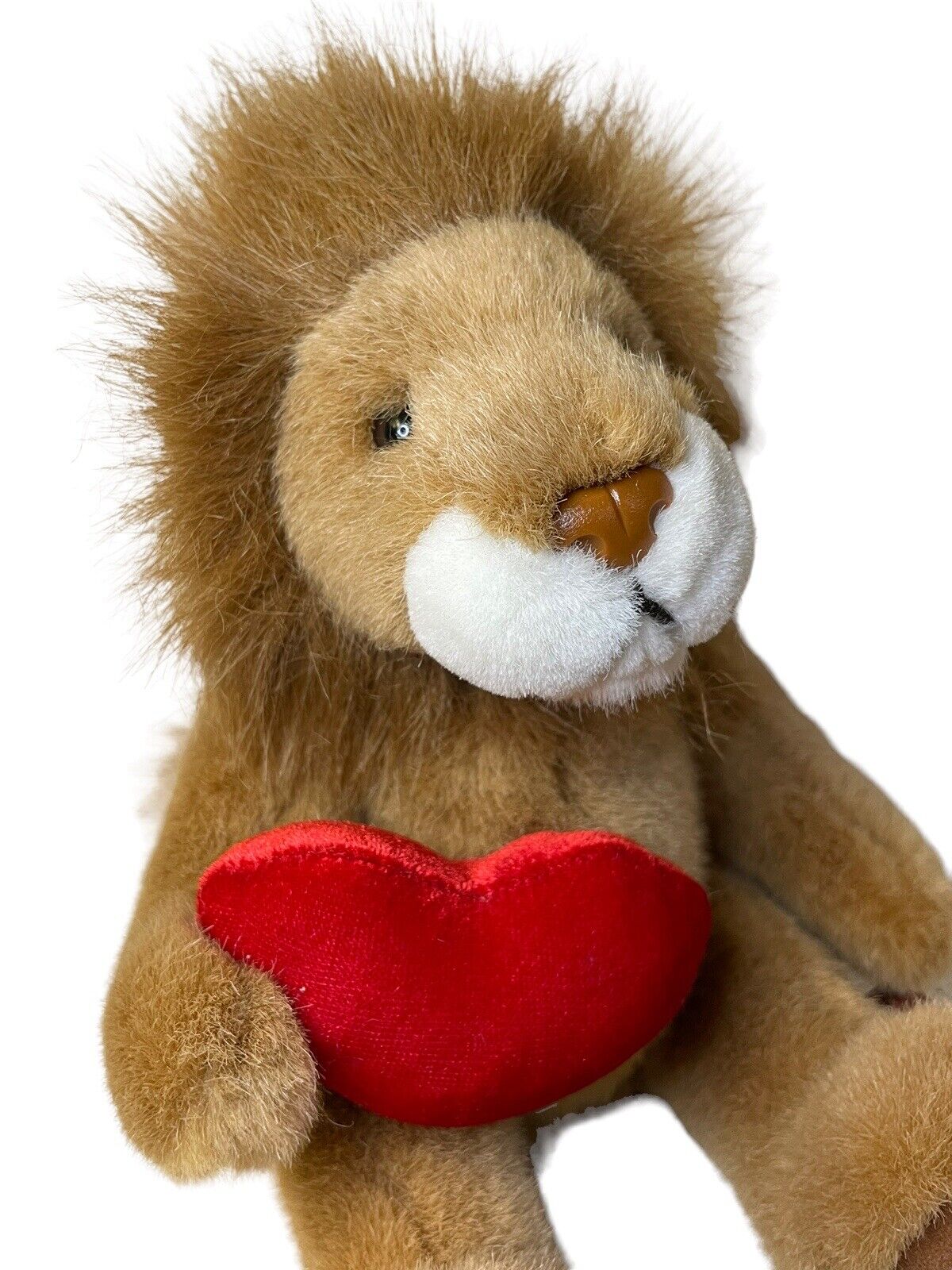 Russ Target 10” Lion Plush With Red Heart Valentine's Day Stuffed Animal Toy  | eBay