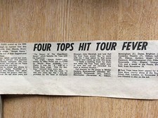 u1-5 ephemera 1971 original article the four tops to tour uk