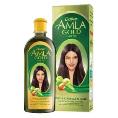 Dabur Amla Gold For Dry & Damaged Hair oil For Long, Soft & Strong Hair 300ml