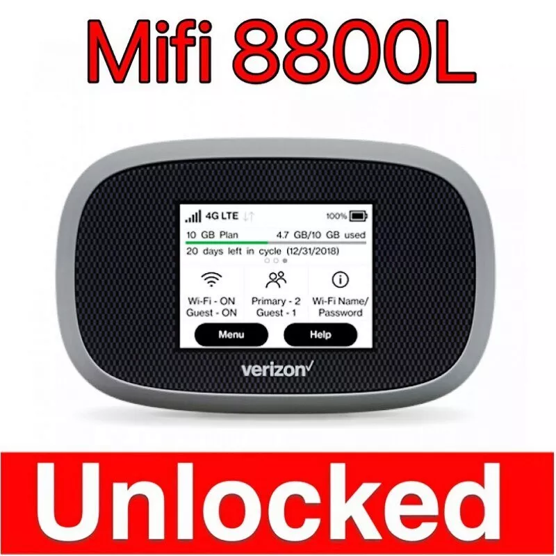 Verizon Wireless Jetpack 8800L 4G LTE Advanced Mobile Hotspot (No Sim