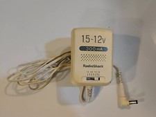 RadioShack AC Adapter Vintage, Model 273-1662A, 1.5-12V 300 mA White Power Cable