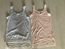 2 Tops Lang Spitze Grau One Love Rosa Colloseum Gr M Preis pro Teil