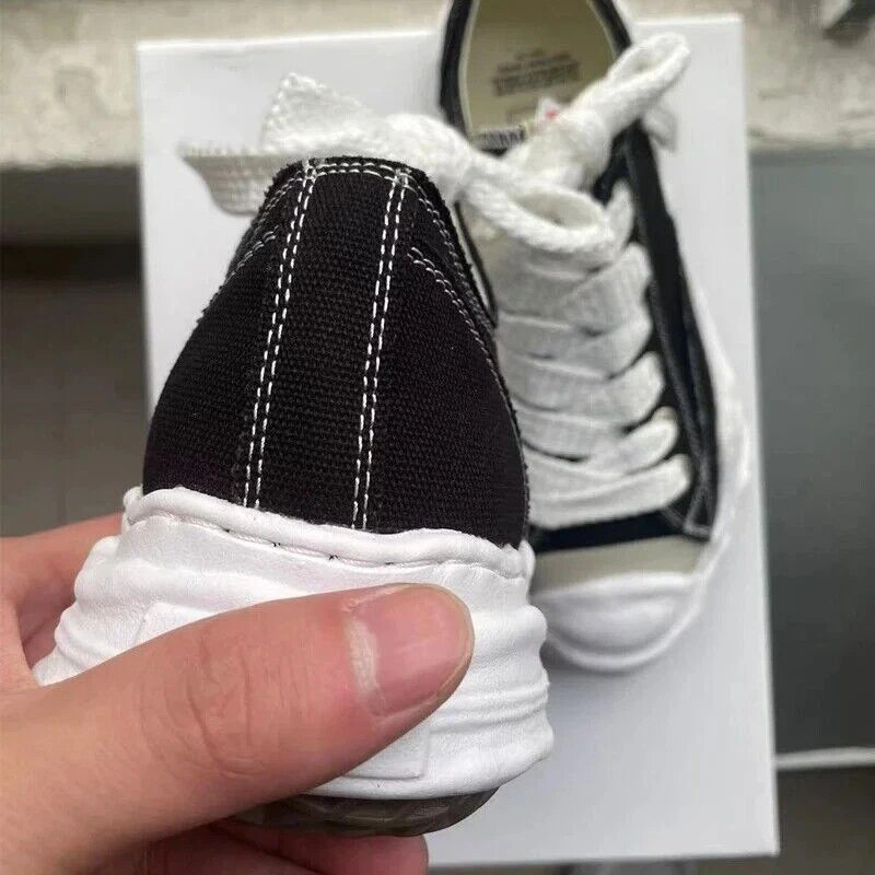 Maison Mihara Yasuhiro sneakers men Black White Low tops | eBay