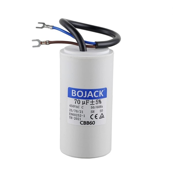 70 Uf 450 V Ac 70 Mfd Cbb60 Cable Cilindro Plomo Motor Funcionamiento Sh Condensador Nuevo