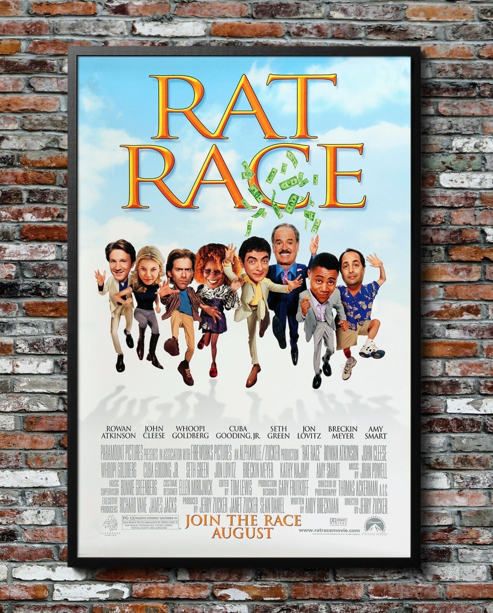 FUDEMAE Red Rose 筆前 ポスターRAT RACE ラットレース original-