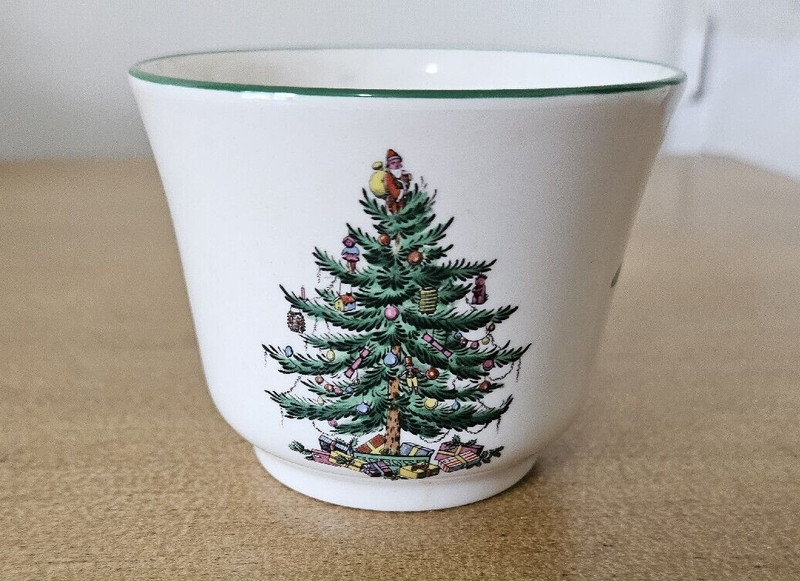Spode Christmas Tree Votive Cup England