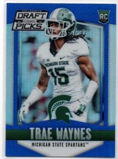 2015 Prizm Draft Picks BLUE PRIZM #147 Trae Waynes MICHIGAN STATE RC 57/75 zz