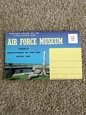 Vintage Air Force Museum Dayton Ohio Post Card Book 1967