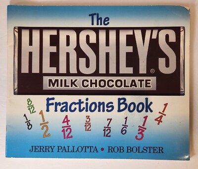 Vintage 1999 The Hershey's Milk Chocolate Fractions Book -Paperback - VERY GOOD