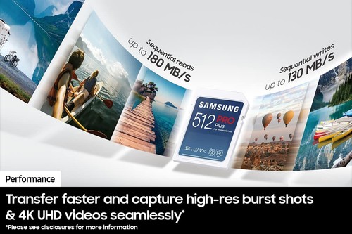 SAMSUNG PRO Plus 256GB SDXC + Reader (180MB/s, 4K UHD) - Picture 5 of 8