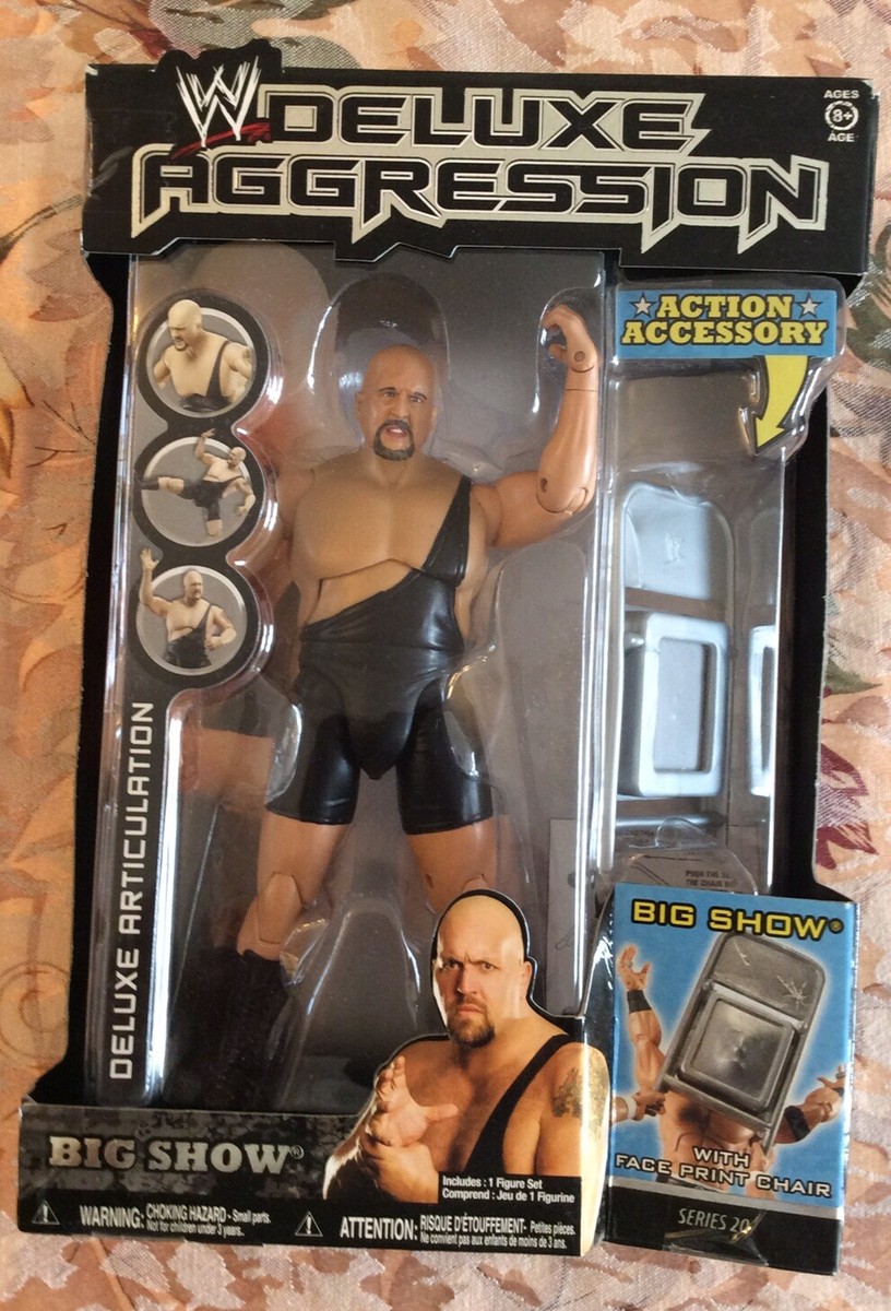 JAKKS PACIFIC WWE THE BIG SHOW LOT (3) DELUXE AGGRESSION 20 JAKKS PACIFIC WWE THE BIG SHOW LOT (3) DELUXE AGGRESSION 20
