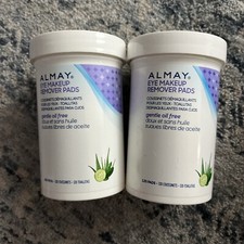 2 Pack Almay Eye Makeup Remover Pads Gentle Oil Free 120 Pads