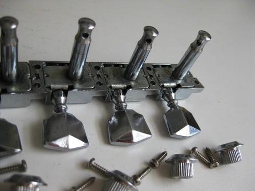 Vintage Teisco Mosrite Domino Apollo Inline Japan Guitar Tuners for Project - Picture 9 of 14