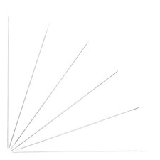 10pcs Stainless Steel Big Eye Beading Needles 4.9 Inch Threading Beading Tools