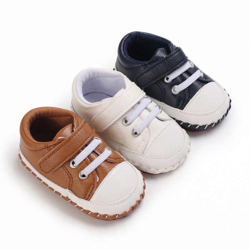 PONY Sneaker culla suola morbida fino a 0 18 mesi neonato bambino bambino bambina neonato