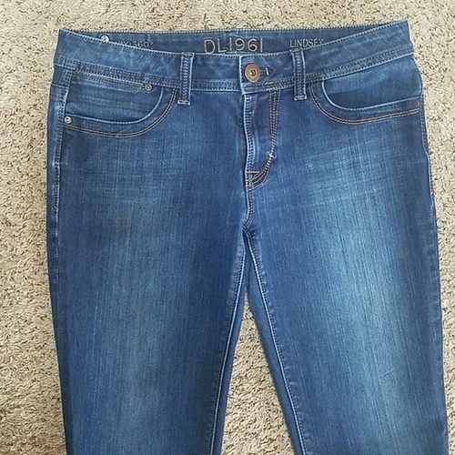 Pantalones de mezclilla rectos ajustados para mujer DL1961 - talla 29 entrepierna 30 - excelente estado - Imagen 2 de 5