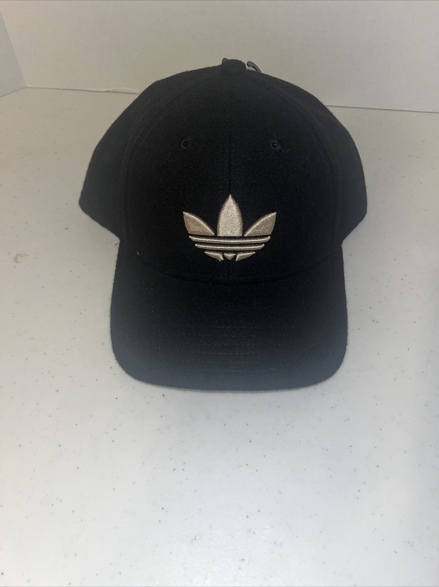 New ADIDAS TREFOIL HAT Black Trace Khaki black snapback hat | eBay