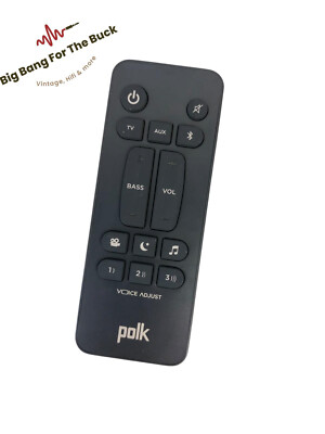 Polk Signa S2 Soundbar Fernbedienung Remote Control Schwarz   geprüft & getestet