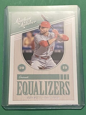 2019 Panini Leather & Lumber Equalizers #EQ-10 Joey Votto Cincinnati Reds