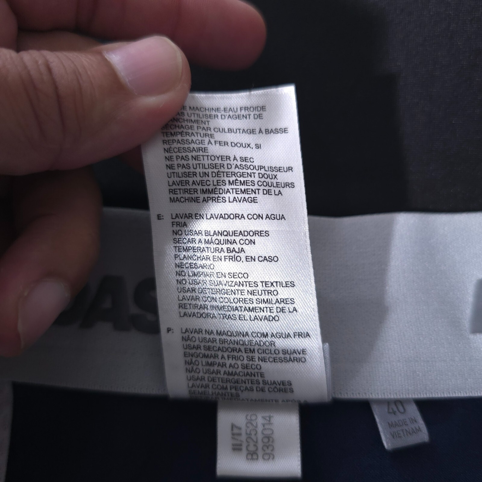 Adidas ClimaLite Men's 40 Golf Shorts Chino Navy Stretch Wicking 3 Stripe Sports thumbnail 18