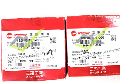SYM MAXSYM TL500 ENGINE PISTON' RINGS  13010-TL1-000 - 2SETS!