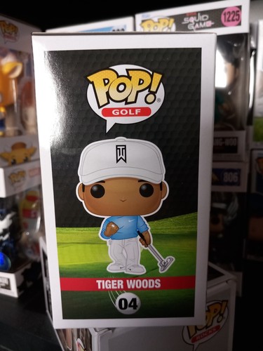 Funko Pop! Golf Tiger Woods 04 Tiger Woods (camisa azul) edición especial - Imagen 2 de 6