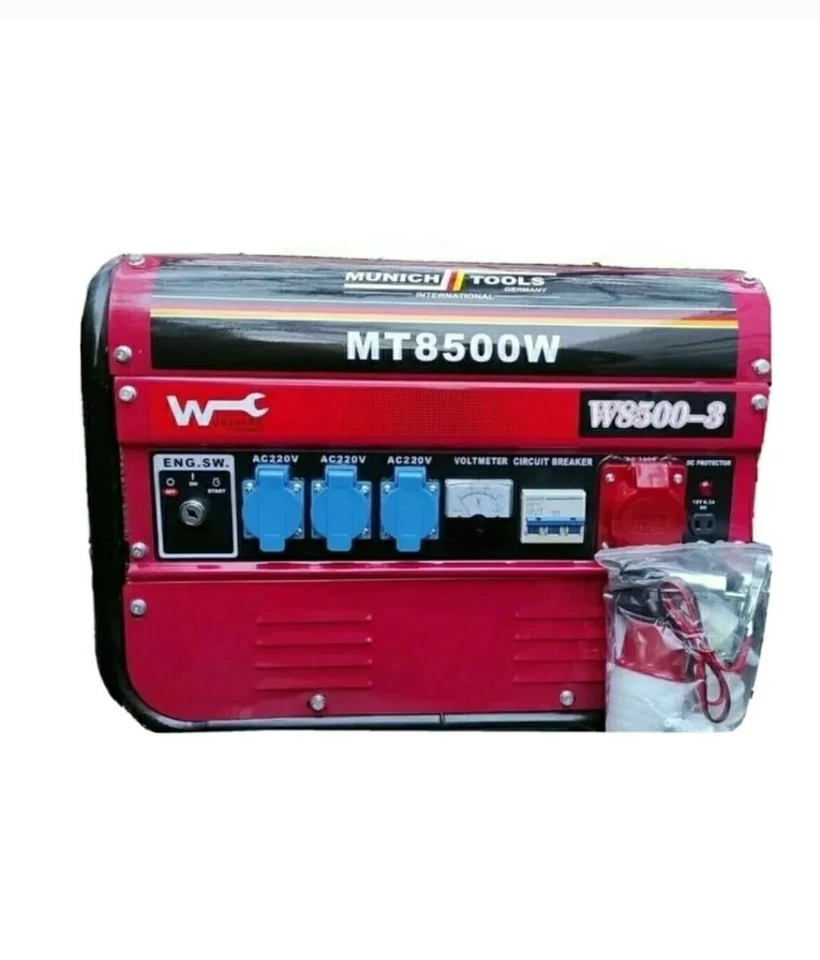 Stromerzeuger MT8500W 4-Takt 6,5 PS Generator Benzin AVR Regle Notstromaggregat - Bild 4 von 4