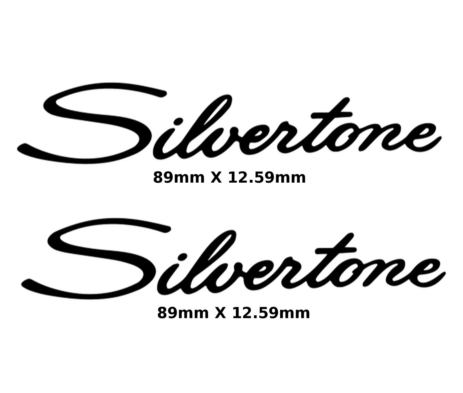 Silvertone Guitar Headstock Decal Waterslide Restoration Logo 318 eBay