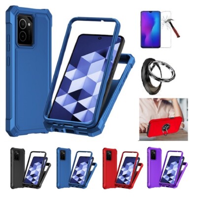 For HMD Vibe, Full Body TPU Cover Case + Tempered Glass/ Ring