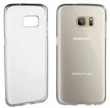 NEW Insignia Samsung Galaxy S7 Edge CLEAR Cell Phone Case Soft NS-MSGS7EPTC Grip