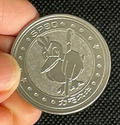 Farfetch'd Pokemon Metal Coin Medal Nintendo Silver Color From Japan Y-39