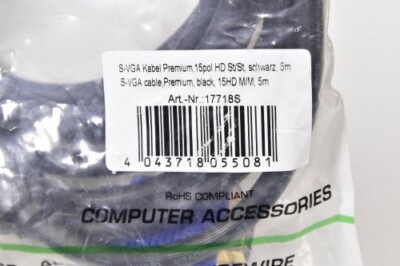 InLine VGA Verlängerung, 15pol HD Stecker / Buchse Produktbild-Vorschau 9