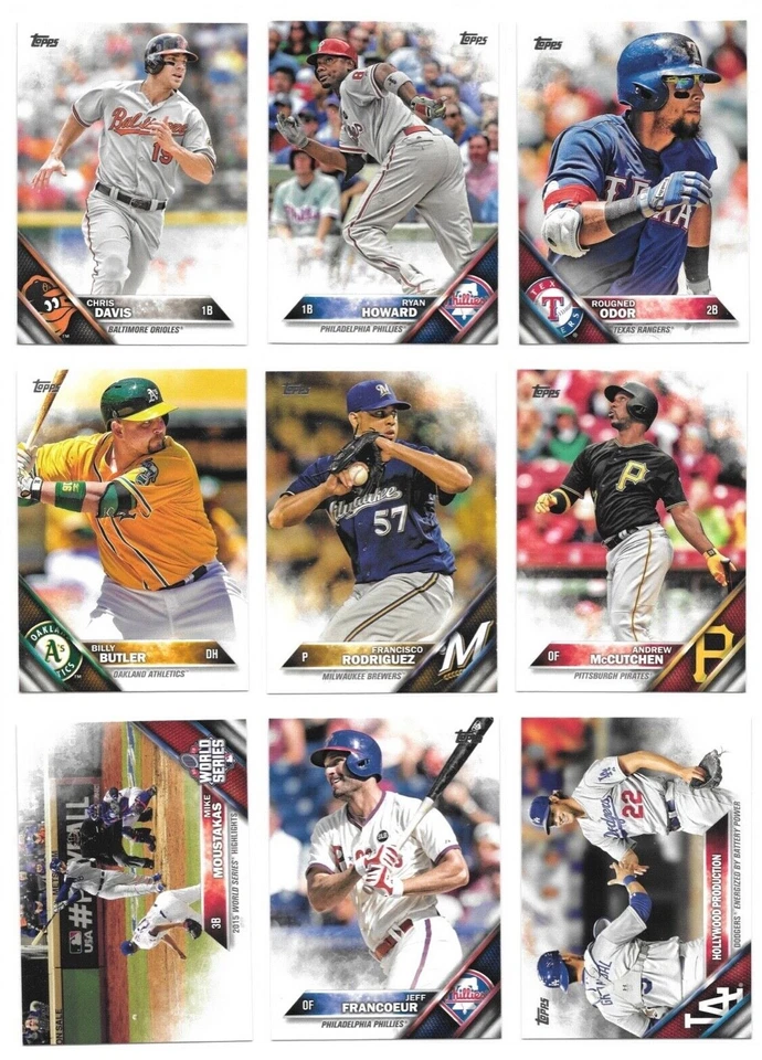 2016 Topps Baseball Trading Cards / Choose / Pick From List  #s 251 - 500 / mb3 - Image 3 of 4