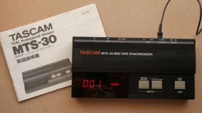 Tascam MTS-30 MIDI Tape Synchronizer Vintage Pro Audio Equipment 