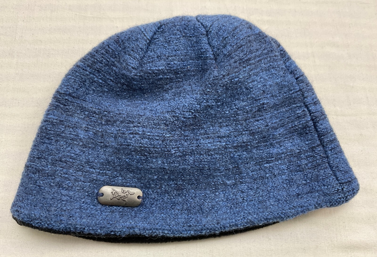 ARC'TERYX RARO cappello ARCTERYX vintage MADE IN ITALIA metallo logo uccellino berretto lana maglia trekking arrampicata